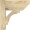 Ekena Millwork Merced Slat Rough Sawn Outlooker, Douglas Fir, 6"W x 12"D x 12"H OUT06X12X12MRC06RDF - alternate 2